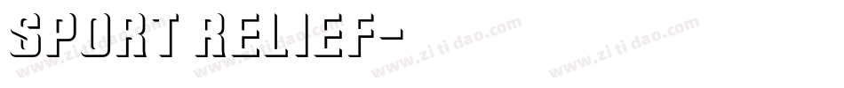 Sport Relief字体转换